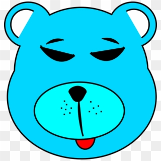 Bear Blue Animal Polar Bear Cartoon Teddy Kid - Vector Graphics Clipart
