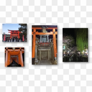 Post Check In Visited Fushimi Inari Shrine, Famous - Shinto Shrine Clipart