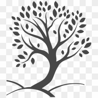 Team Member Tree - Black And White Tree Png Hd Clipart