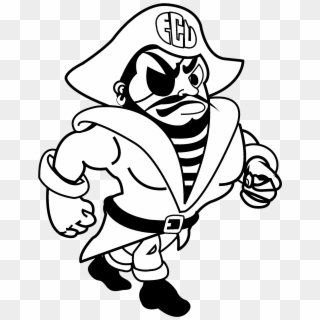 Ecu Pirates Logo Black And White - East Carolina University Clipart