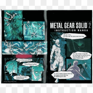 Download - Metal Gear Solid 2 Manual Clipart
