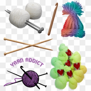 Crochet Knit Wool Knitting Hobby Color Fluffy Clipart