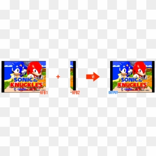 Sonic And Knuckles And The Other Megadrive/genesis - Graphic Design Clipart