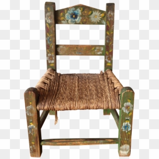 Vintage Hand Painted Cane & Wood Child's Chair On Chairish - Rocking Chair Clipart