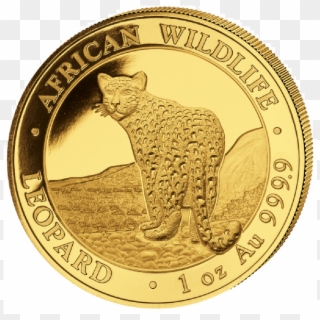 Somalia Leopard 1oz Gold 2018 Motif - 1 Oz Gold Somalia Leopard Clipart