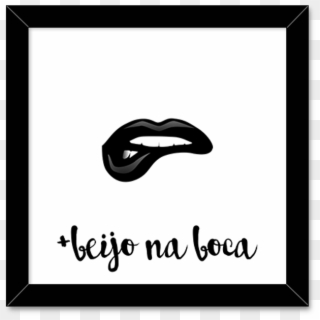 Beijo Na Boc - Calligraphy Clipart