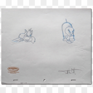 Warner Bros Animation, 1980s, Original Studio Art Graphite - Sketch Clipart