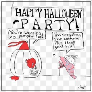 Happy Halloween Everyone - Cartoon Clipart