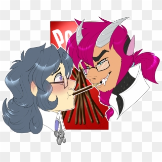 Pocky Game Couples Eugene And Advan By Nighttwilightwolf - Cartoon Clipart