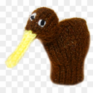Kiwi Bird Finger Puppet - Crochet Clipart