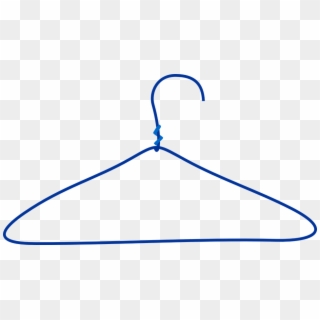 Clothes Hangers Wardrobe Coat Hook - Metal Hanger Transparent Background Clipart