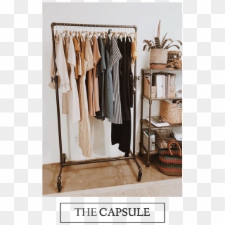 Discover How To Create Your Perfect Spring Capsule - Open Clothing Rack Clipart