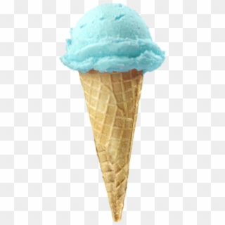 Ice Cream Transparent Png Image - Blue Ice Cream Cone Clipart
