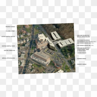 Columbia Memorial Hospital Aerial - Campus Clipart