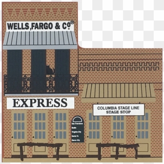 Columbia Wells Fargo, California Gold Rush Series Clipart