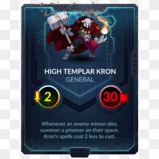 Before His Descent Into Madness, Kron Was Once The - Bound Tormentor Duelyst Clipart