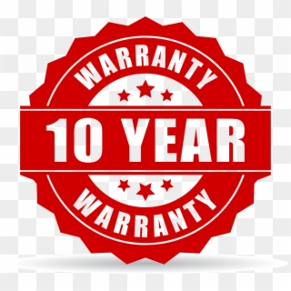 10 Year Warranty Png - Emblem Clipart
