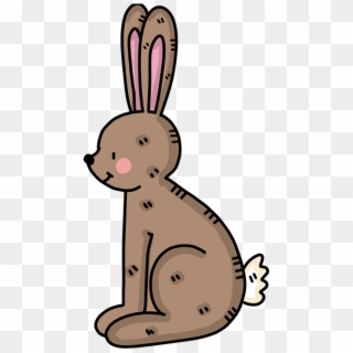 Rabbit Hare Easter Brown Rabbit Animal Wildlife - Cartoon Clipart