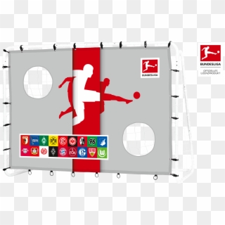 Bundesliga Football Goal "play" - Billboard Clipart