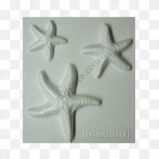3 Starfish Plaster Mold - Starfish Clipart