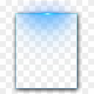 #frame #light #clipart #square #lighting #neon #luminous - Transparent Blue Text Box Png
