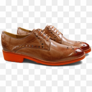 Derby Shoes Amelie 7 Cappu Toe Orange Rook D Orange - Leather Clipart