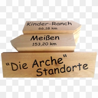 Oak Finger Signpost With Directional Arrows To The - Plank Clipart