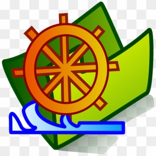 Ship's Wheel Steering Wheel Nautical Navigation - E Posta Clipart