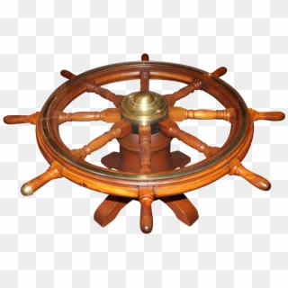 19th C Ship's Wheel Coffee Table @rubylanecom - Circle Clipart