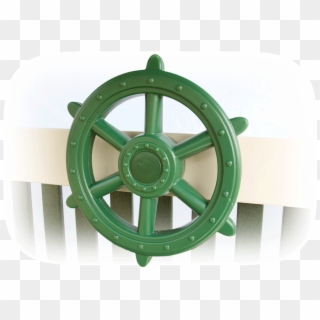Green Ship's Wheel - Ship's Wheel Clipart