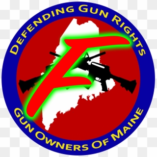 F - Gun Owners Of Maine Logo Clipart