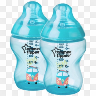260ml Bottle Blue Decorated - Tommee Tippee Decorated Bottles Clipart