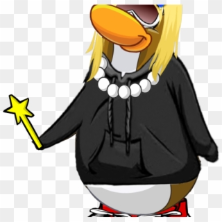 Red Hair Clipart Club Penguin - Black Hoodie Club Penguin Cutouts - Png Download