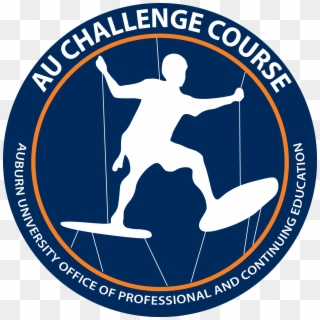 Au Challenge Course - Skier Stops Clipart