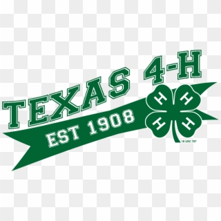 Clipart Free Download 4 H Clipart - Texas 4 H - Png Download