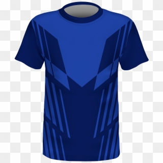Custom Team Soccer Jersey Blue Abstract - Active Shirt Clipart