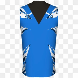 Custom Sublimated Basketball Jersey Blue Abstract - Day Dress Clipart