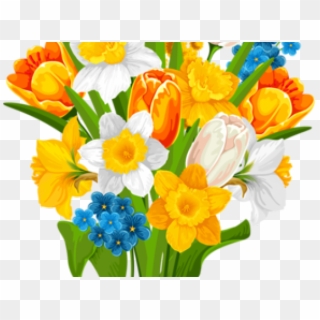 Flowerpots Clipart Beautiful Flower - Pierwszy Dzien Wiosny Kalendarzowej - Png Download
