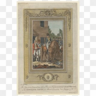 The American General Lee Taken Prisoner By Lieutenant - Painting Clipart