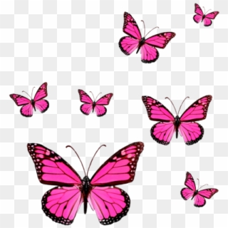 Butterfly Sticker - Purple Monarch Butterflies Clipart