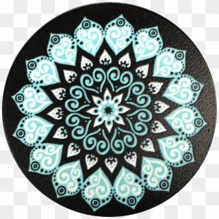 Blue Burst Png - Peace Mandala Sky Popsocket Clipart