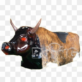 Mecanical Rodeo Bull - Sorrel Clipart