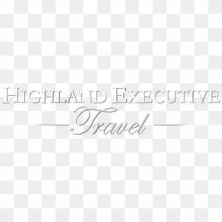 Highland Executive Travel - Calligraphy Clipart