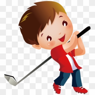 Miniature Golf Child Golf Course Clip Art - Junior Golf Clip Art - Png Download