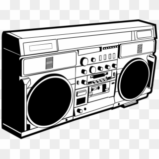 Boom Box Drawing At Getdrawings Com Free - Boombox Png Clipart