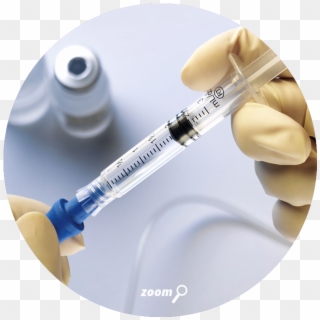 Patient Safe® Syringes - Needle In Patient Clipart