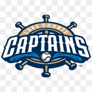 The Logo Of The Minor League Baseball Team Lake County - Captains Baseball Logo Clipart