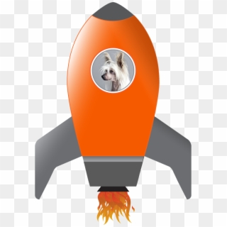 Rocket-dog - Chinese Crested Dog Clipart