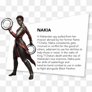 Nakia Character Bio - Nakia Black Panther Weapons Clipart