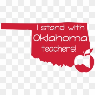 I Stand With Oklahoma Teachers Svg Png Dxf Digital - Graphic Design Clipart